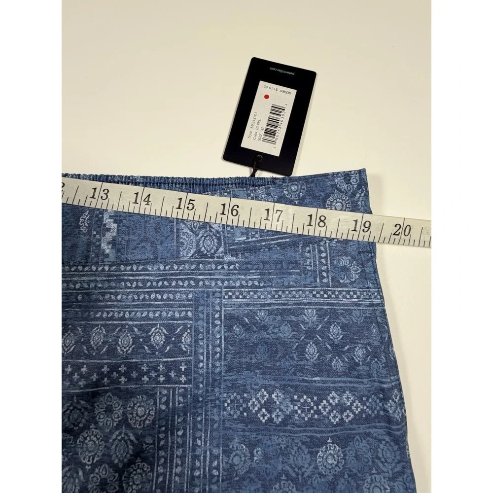 PETER MILLAR  Crown Crafted Men's XL Swim Trunk Shorts MS24XP03 Blue Print $110